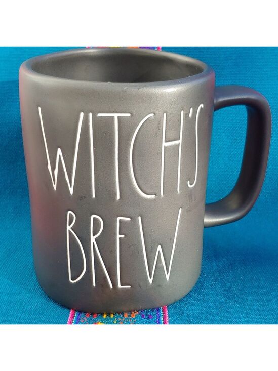 Rae Dunn Other - Rae Dunn Matte Black Ceramic Witch's Brew Coffee Mug